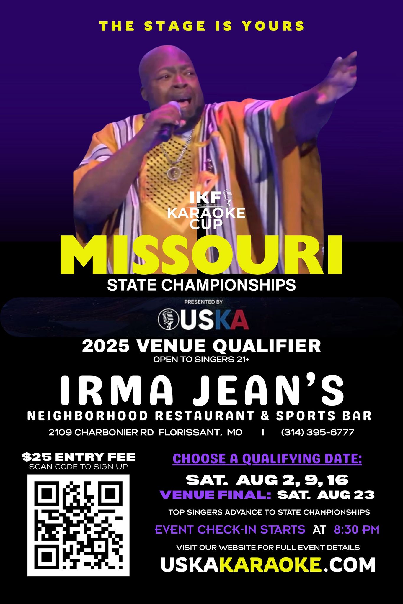 USKA / IKF KARAOKE CUP CONTEST - IRMA JEAN’S