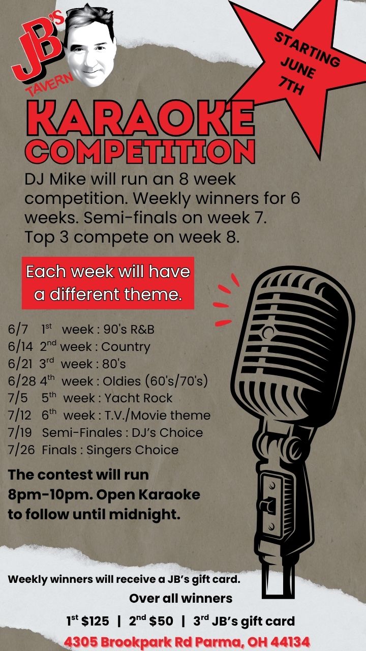 Week 5 of 8 Karaoke Competition Yacht Rock