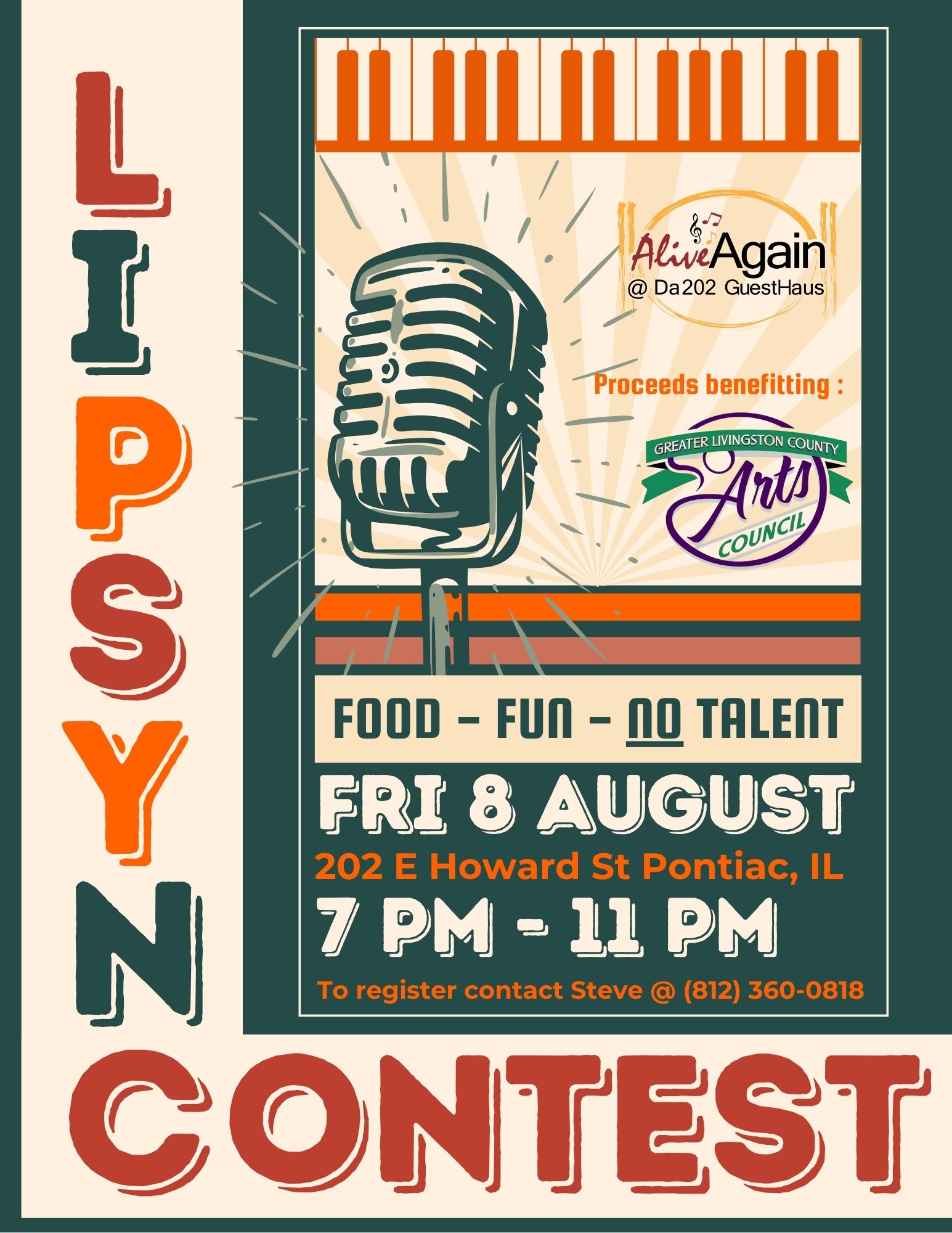 2nd Annual Lip Sync Contest at Da202 to benefit The Arts Center