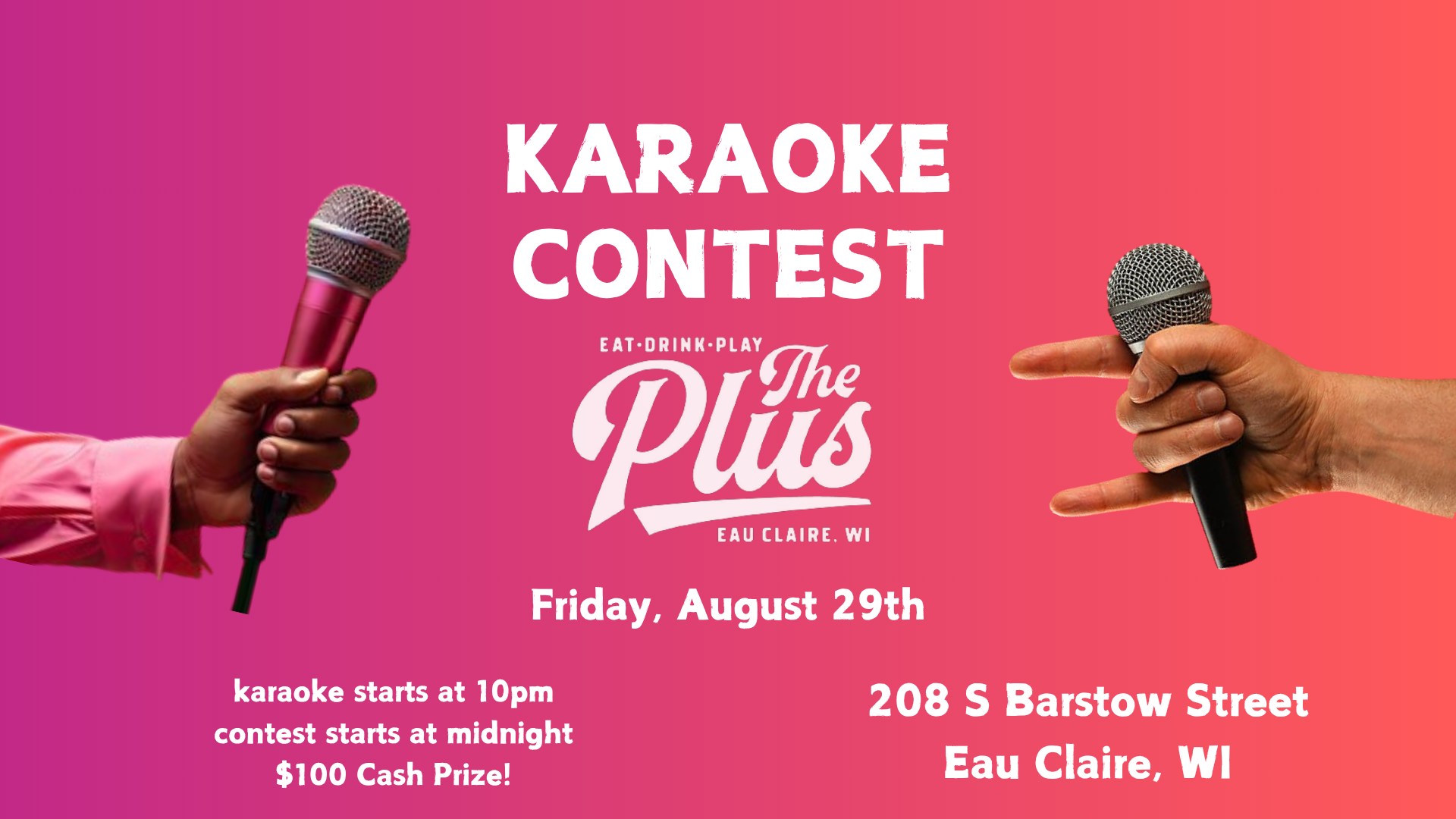 Karaoke Contest Live at The Plus!