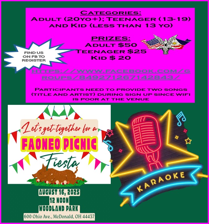 AMATEUR FAONEO KARAOKE CONTEST DURING THE PICNIC