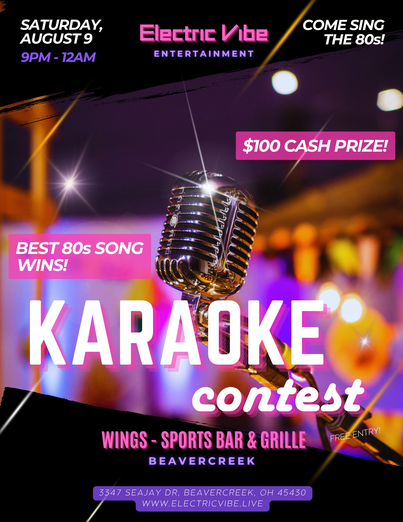 80s Karaoke Contest