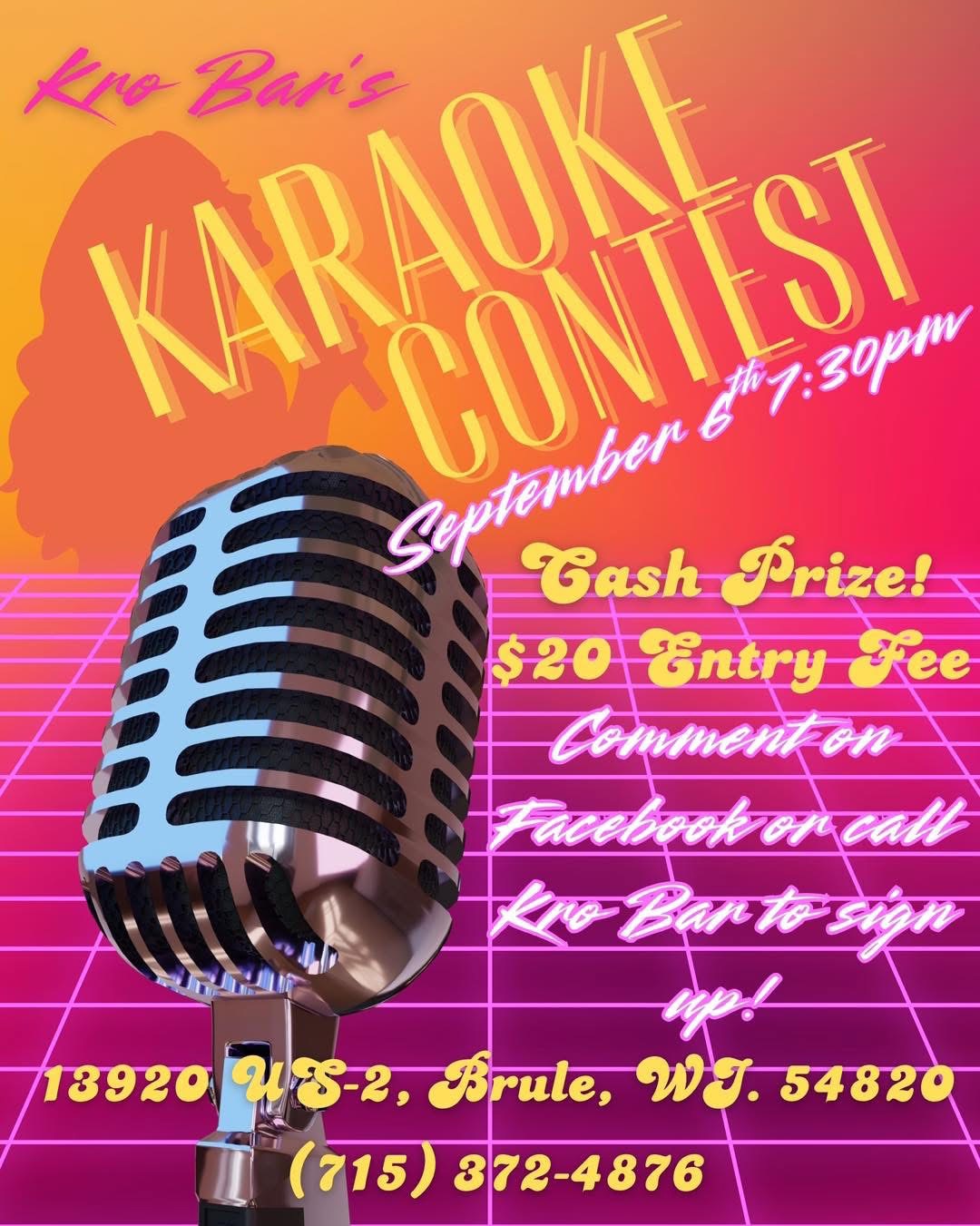 KROBAR’S KARAOKE CONTEST