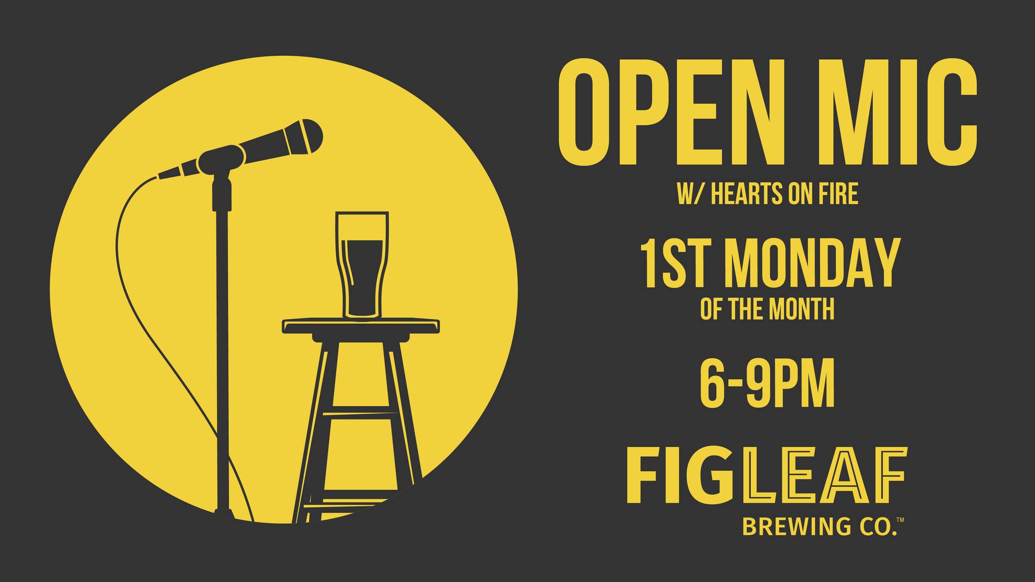 Open Mic Night at FigLeaf Brewing