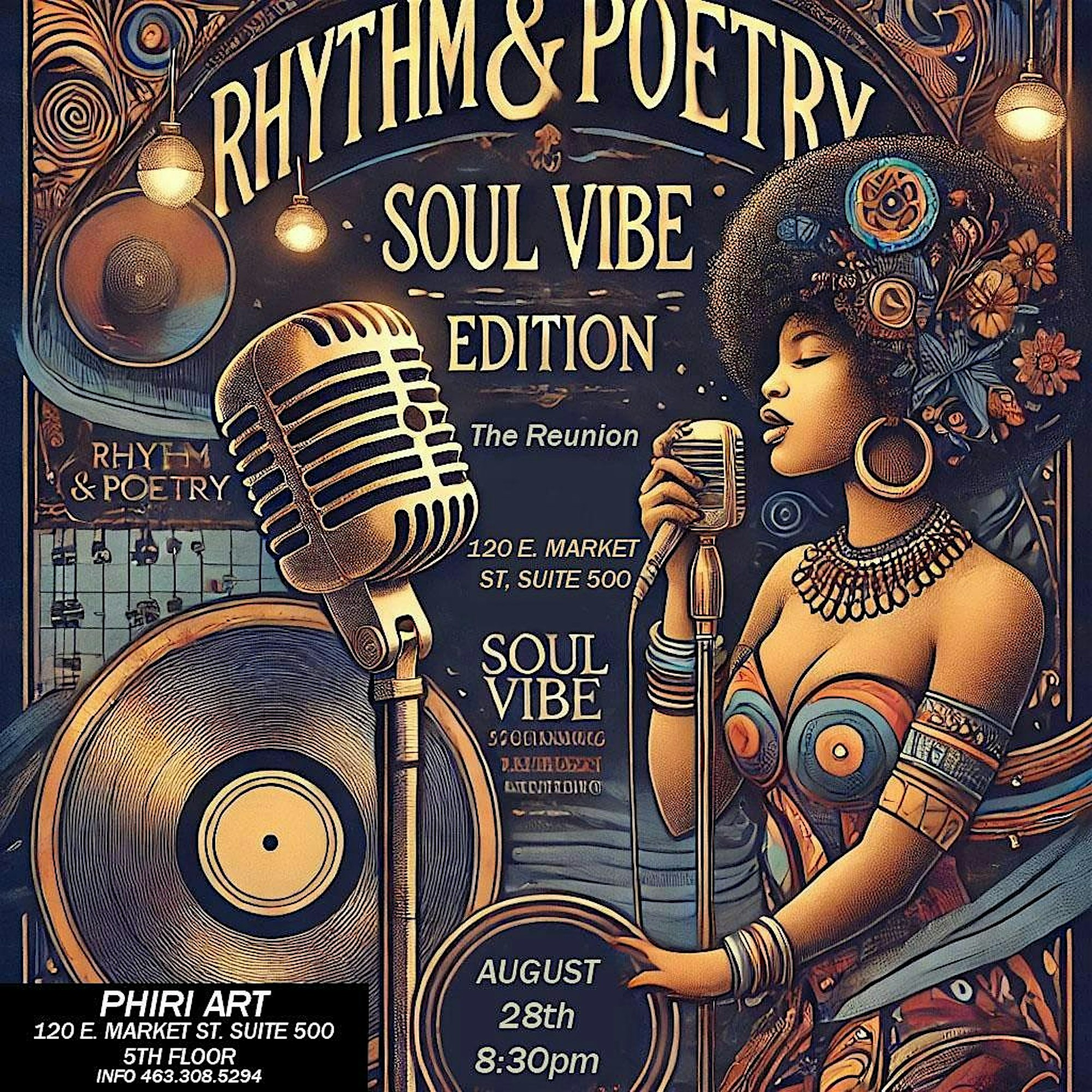 rhythm and poetry (THE REUNION) Accoustics, R and b, soul OPEN MIC @PHIRI