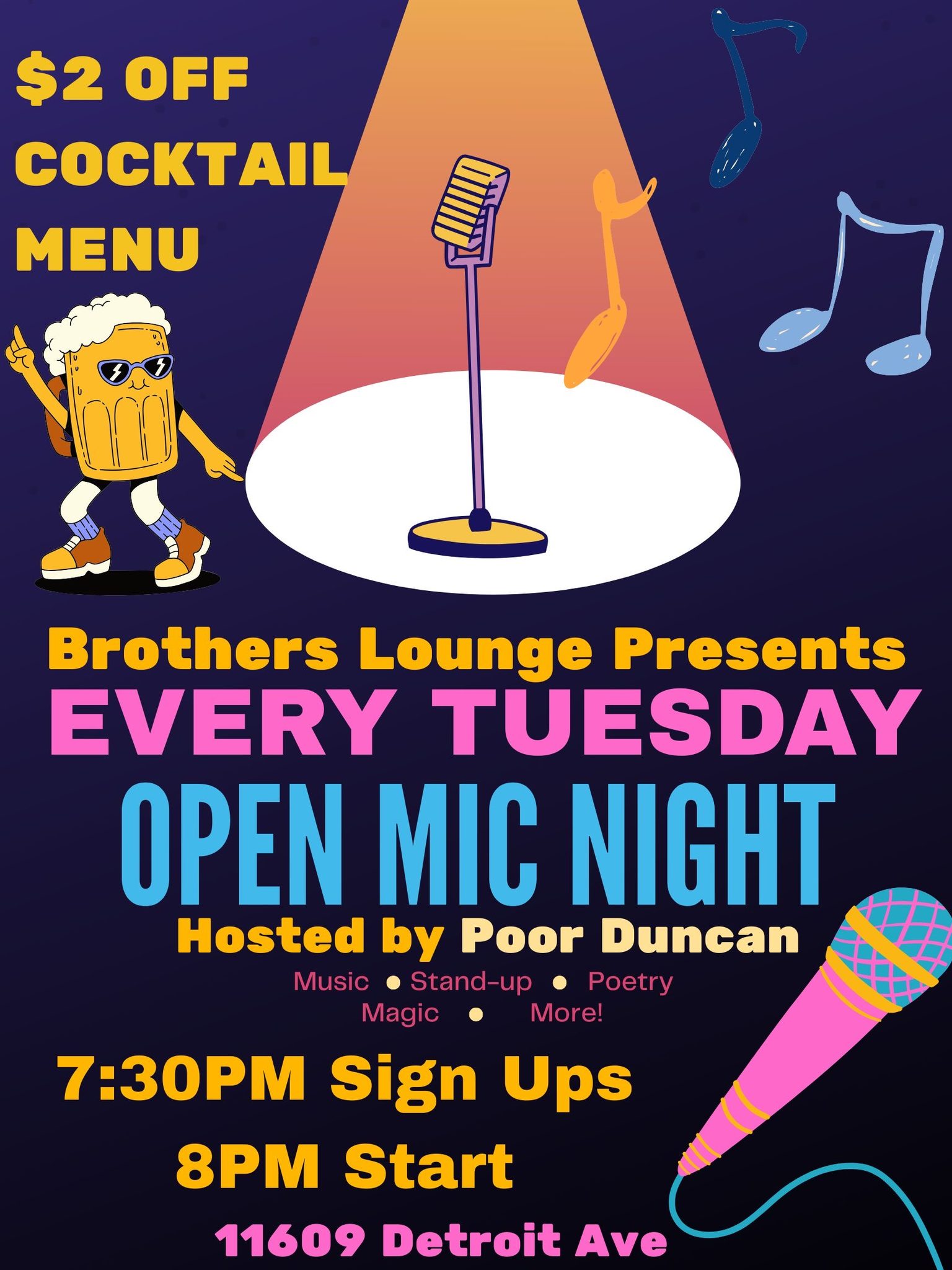 Open Mic Night Hosted by Poor Duncan