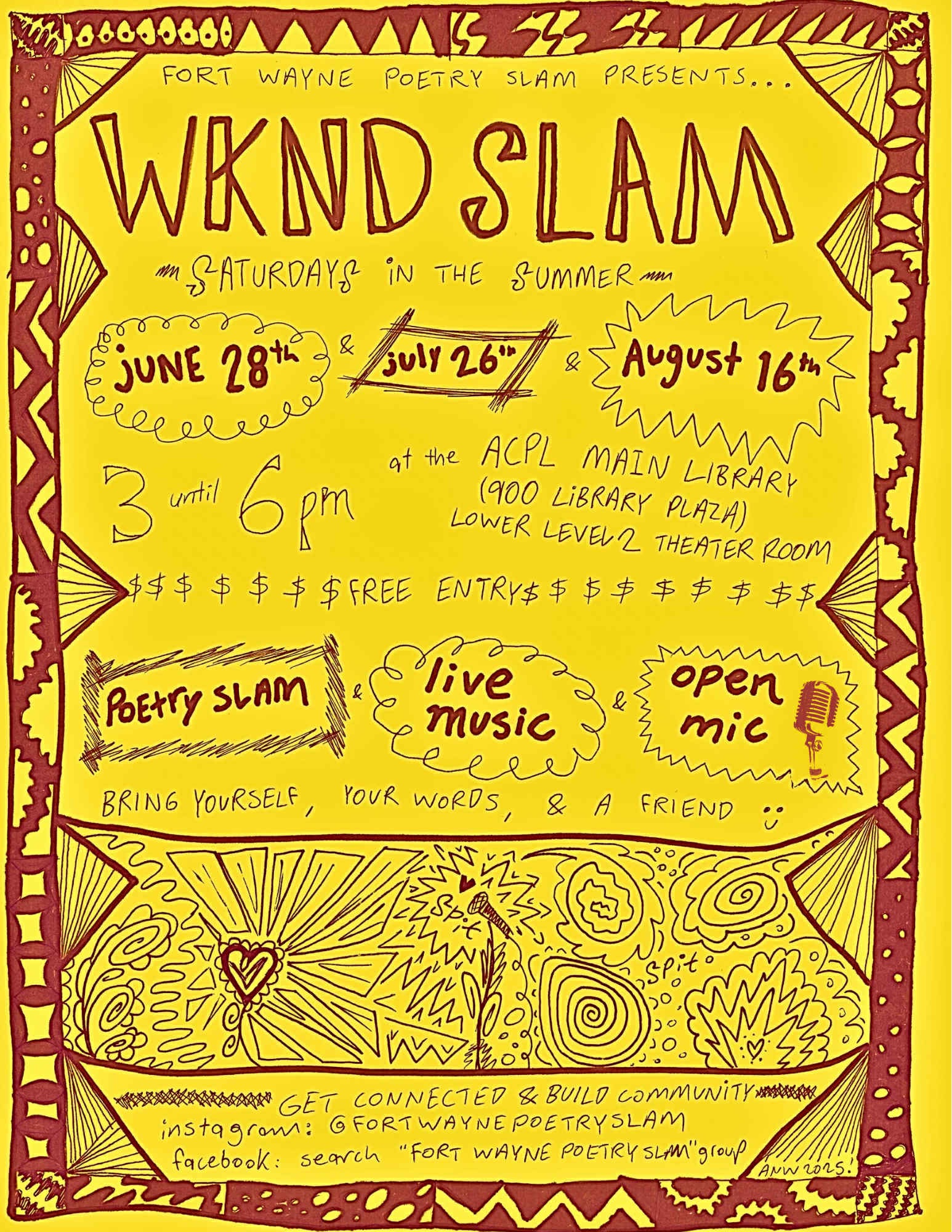Underground Sound: Poetry Slam & Open-mic