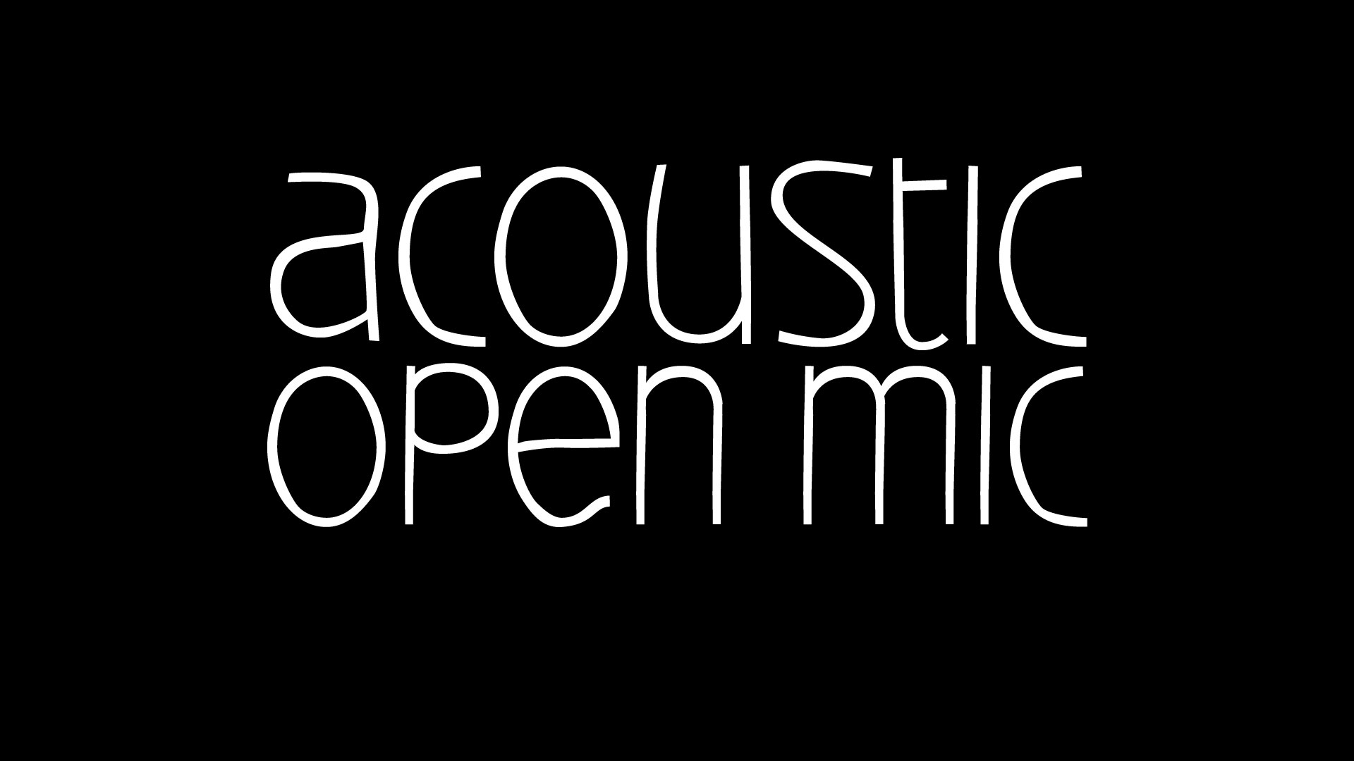 Acoustic Open Mic